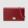 Replica Gucci GG Women Leather Small Shoulder Bag in Textured Leather 6