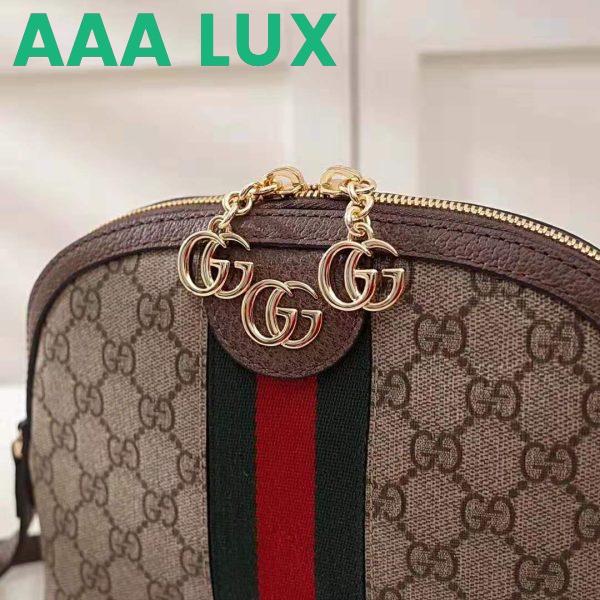 Replica Gucci GG Women Ophidia GG Small Shoulder Bag in Beige GG Supreme Canvas 8