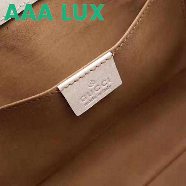 Replica Gucci GG Women Padlock GG Small Shoulder Bag in Beige/Ebony GG Supreme Canvas 11