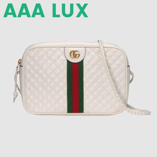 Replica Gucci GG Women Quilted Leather Small Shoulder Bag 3