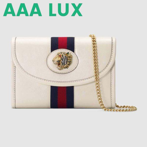 Replica Gucci GG Women Rajah Mini Bag in Leather with a Vintage Effect 2