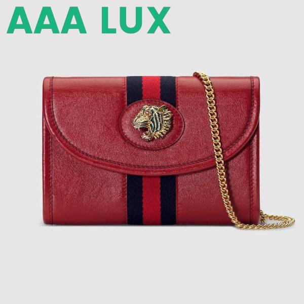 Replica Gucci GG Women Rajah Mini Bag in Leather with a Vintage Effect 3