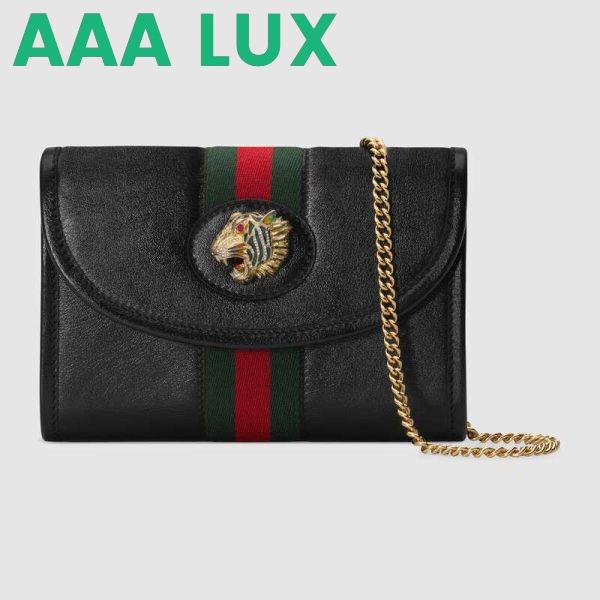 Replica Gucci GG Women Rajah Mini Bag in Leather with a Vintage Effect 4