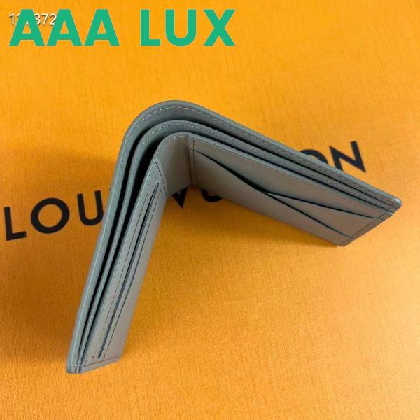 Replica Louis Vuitton LV Unisex Multiple Wallet Anthracite Gray Monogram Shadow Calf Leather 5