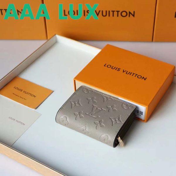 Replica Louis Vuitton LV Unisex Cléa Wallet Tourterelle Beige Embossed Supple Grained Cowhide Leather 5