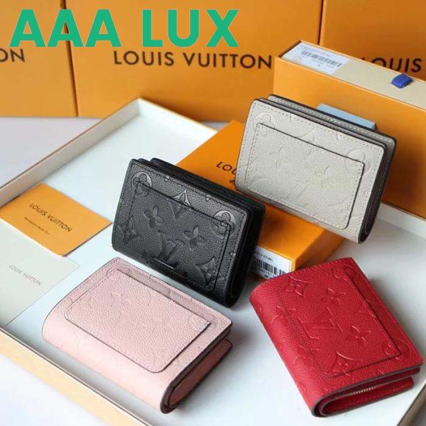 Replica Louis Vuitton LV Unisex Cléa Wallet Tourterelle Beige Embossed Supple Grained Cowhide Leather 11