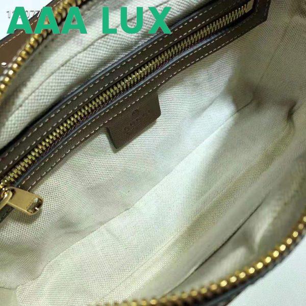 Replica Gucci Unisex ‘Fake/Not’ Print Belt Bag Beige and Ebony GG Supreme Canvas 11