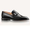 Replica Louis Vuitton LV Men Saint Germain Loafer Black Supple Calf New LV Buckle