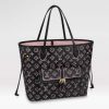 Replica Gucci Unisex Duffle Bag Interlocking G Black GG Supreme Canvas Leather 17