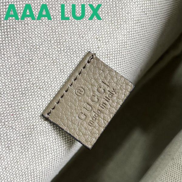 Replica Gucci Unisex GG Jumbo GG Belt Bag Taupe Leather Zip Closure 11