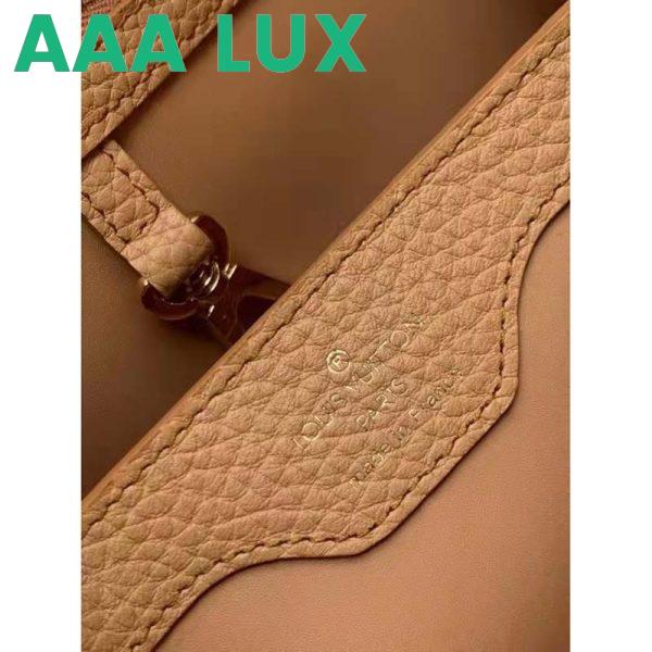 Replica Louis Vuitton LV Women Capucines BB Bag Arizona Taurillon Leather Shearling 8