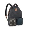 Replica Louis Vuitton LV Unisex Multipocket Backpack Monogram Eclipse Coated Canvas