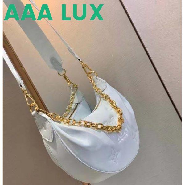 Replica Louis Vuitton LV Women Over The Moon White Quilted Embroidered Smooth Calf Leather 5