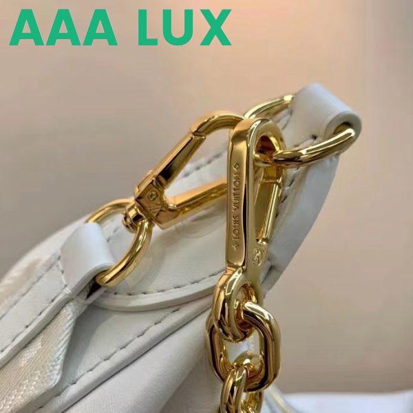 Replica Louis Vuitton LV Women Over The Moon White Quilted Embroidered Smooth Calf Leather 10