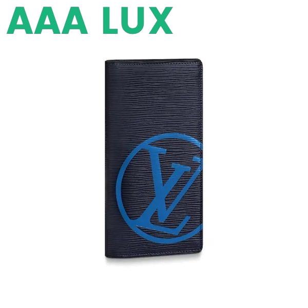 Replica Louis Vuitton LV Unisex Brazza Wallet Cowhide Leather 2