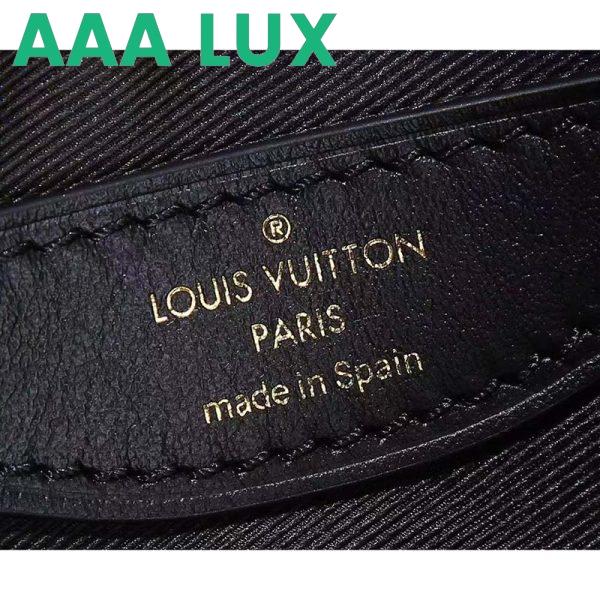 Replica Louis Vuitton LV Women Boulogne Handbag Black Brown Monogram Coated Canvas 11