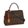 Replica Louis Vuitton LV Women Cluny MM Handbag in Monogram Canvas-Brown