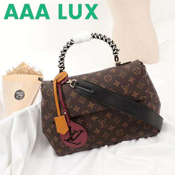 Replica Louis Vuitton LV Women Cluny MM Handbag in Monogram Canvas-Brown 3