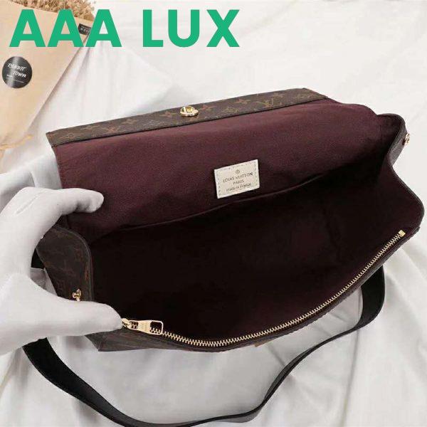 Replica Louis Vuitton LV Women Cluny MM Handbag in Monogram Canvas-Brown 7