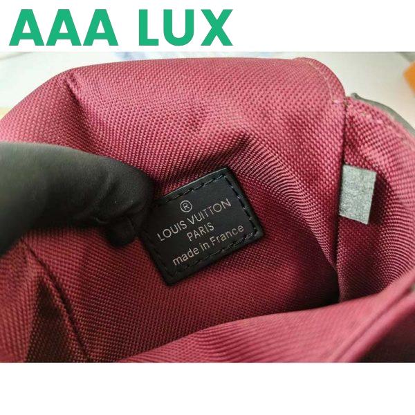 Replica Louis Vuitton LV Unisex S-Lock Vertical Wearable Wallet Monogram Macassar Coated Canvas 10