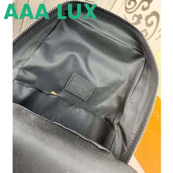 Replica Louis Vuitton LV Men Avenue Sling Bag in Damier Graphite Canvas-Grey 10