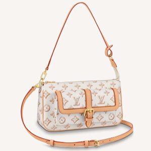 Replica Louis Vuitton LV Women Maxi Multi Pochette Accessoires Handbag Beige Monogram Coated Canvas 2