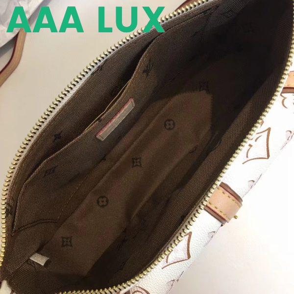 Replica Louis Vuitton LV Women Maxi Multi Pochette Accessoires Handbag Beige Monogram Coated Canvas 10