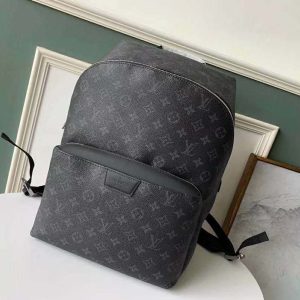 Replica Louis Vuitton LV Unisex Discovery Backpack PM in Supple Monogram Eclipse Coated Canvas 2