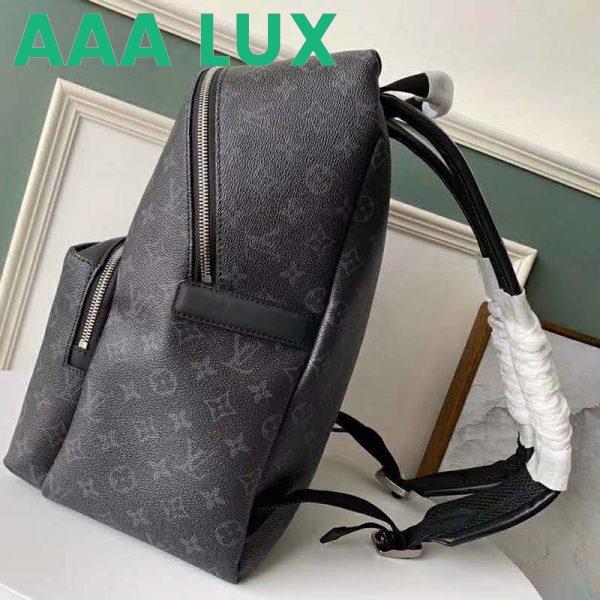 Replica Louis Vuitton LV Unisex Discovery Backpack PM in Supple Monogram Eclipse Coated Canvas 3