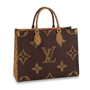 Replica Louis Vuitton LV Women Onthego MM Tote Bag Monogram Coated Canvas