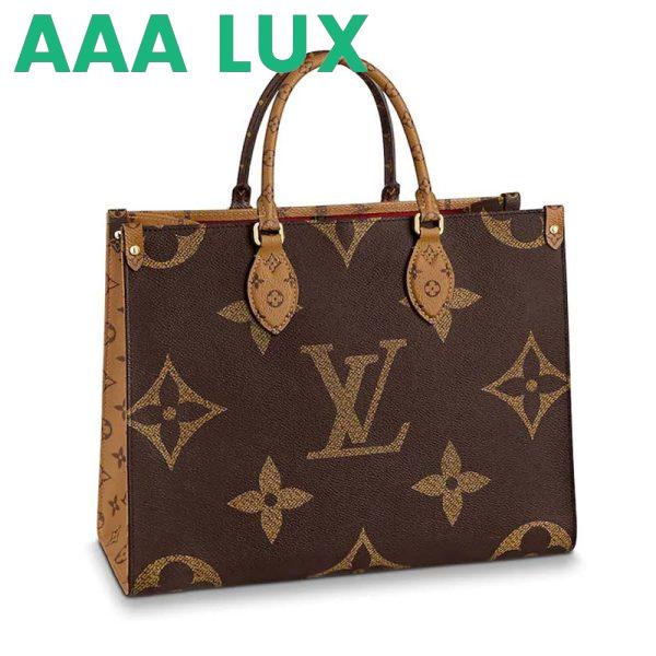 Replica Louis Vuitton LV Women Onthego MM Tote Bag Monogram Coated Canvas
