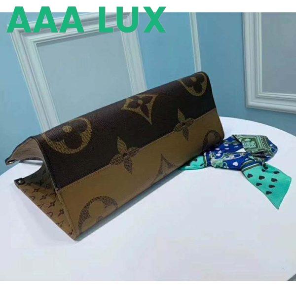 Replica Louis Vuitton LV Women Onthego MM Tote Bag Monogram Coated Canvas 7