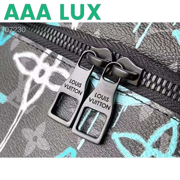 Replica Louis Vuitton LV Unisex Discovery Bumbag Graffiti Green Monogram Coated Canvas Cowhide 8