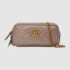 Replica Gucci GG Women GG Marmont Mini Chain Bag in Matelassé Chevron Leather