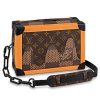 Replica Louis Vuitton LV Unisex Soft Trunk Messenger Bag Giant Damier Ebene Canvas