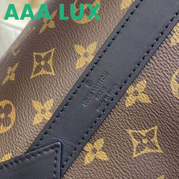 Replica Louis Vuitton LV Unisex WeekEnd Tote GM Monogram Macassar Coated Canvas Cowhide Leather 11