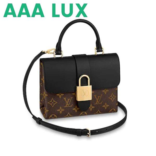 Replica Louis Vuitton LV Women Locky BB Bag in Monogram Coated Canvas and Epi Leather 5