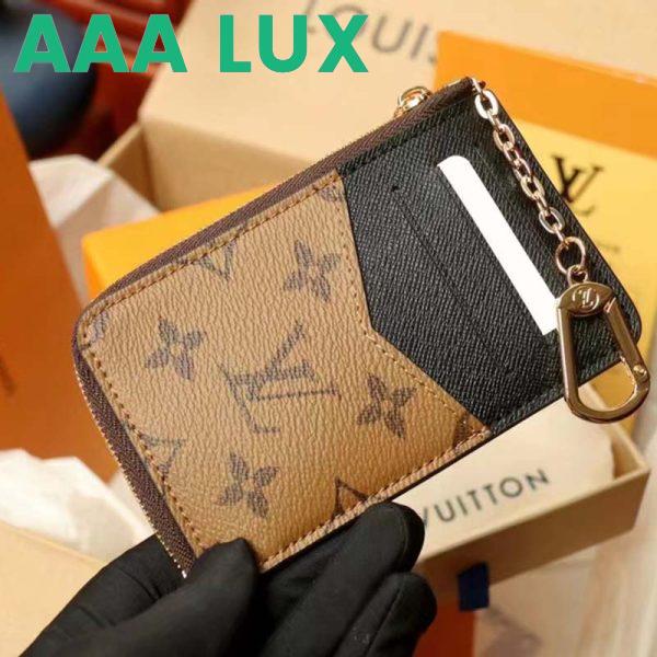 Replica Louis Vuitton LV Unisex Card Holder Recto Verso Brown Monogram Reverse Coated Canvas 6