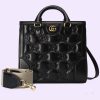Replica Gucci Women GG Marmont Matelassé Super Mini Bag Rose Beige Chevron Leather 13
