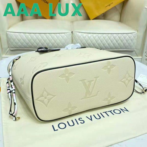 Replica Louis Vuitton LV Women Neverfull MM Tote Bag Wild at Heart Cream Embossed Supple Grained Cowhide 9