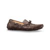Replica Louis Vuitton LV Men Arizona Moccasin Shoes Brown