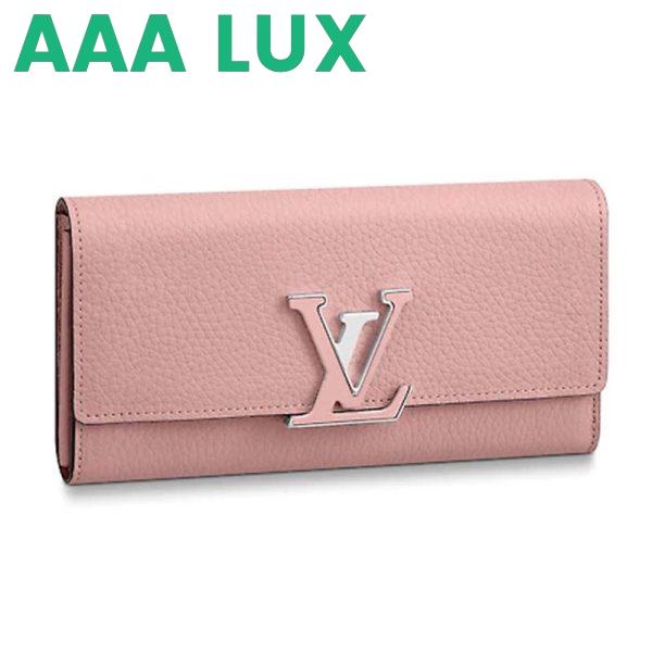 Replica Louis Vuitton LV Women Capucines Wallet in Taurillon Leather 3