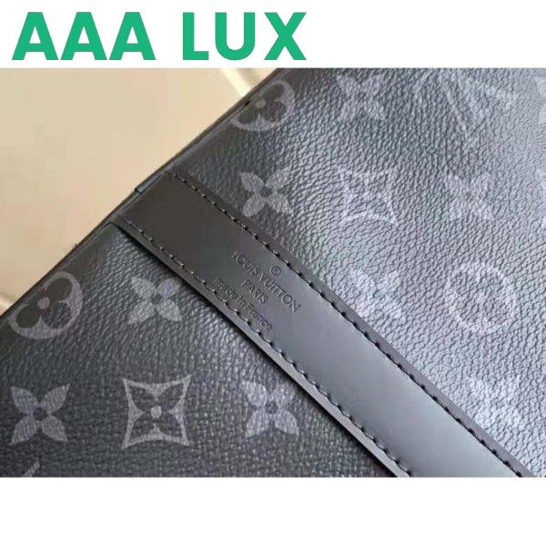 Replica Louis Vuitton LV Unisex Keepall Bandoulière 55 Travel Bag Coated Canvas Cowhide 9