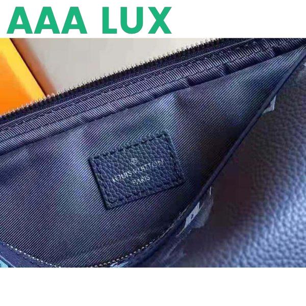 Replica Louis Vuitton LV Unisex Trio Messenger Cowhide Leather Small Coin Purse 13