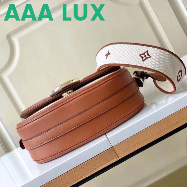 Replica Louis Vuitton LV Women Pont 9 Soft MM Handbag Caramel Brown Canvas Cowhide 5
