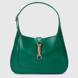 Replica Gucci Women Jackie 1961 Small Shoulder Bag Emerald Green Leather