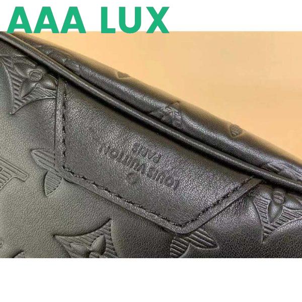 Replica Louis Vuitton LV Unisex Discovery Bumbag PM Monogram Shadow Calf Cowhide Leather 8