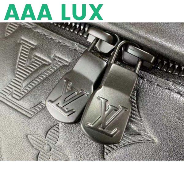 Replica Louis Vuitton LV Unisex Discovery Bumbag PM Monogram Shadow Calf Cowhide Leather 9