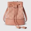 Replica Gucci Women Ophidia Small Handbag Beige Ebony GG Supreme Canvas Double G 13