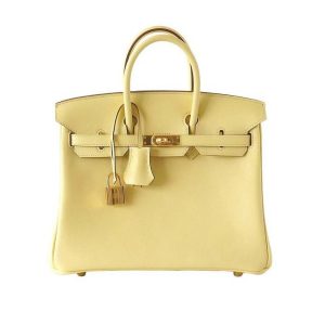 Replica Hermes Birkin 25 Bag in Togo Leather with Gold Hardware